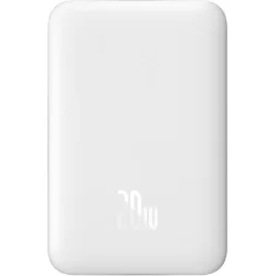 Baseus Magnetic Mini Overseas Edition MagSafe Power Bank 10000mAh 20W με Θύρα USB-C Power Delivery Λευκό