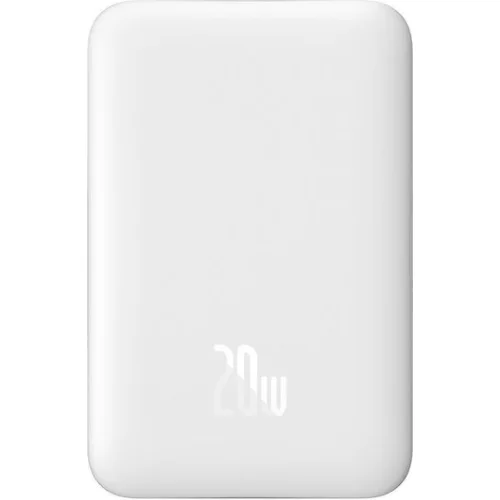 Baseus Magnetic Mini Overseas Edition MagSafe Power Bank 10000mAh 20W με Θύρα USB-C Power Delivery Λευκό