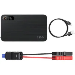 Baseus Βooster Roadstart Φορητός Εκκινητής Μπαταρίας Αυτοκινήτου 12000mAh με USB / Φακό / Power Bank 12V