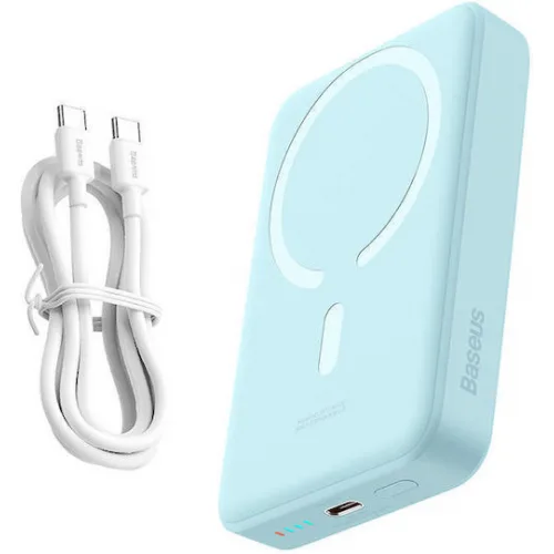 Baseus Magnetic Mini MagSafe Power Bank 10000mAh 30W με Θύρα USB-C Γαλάζιο
