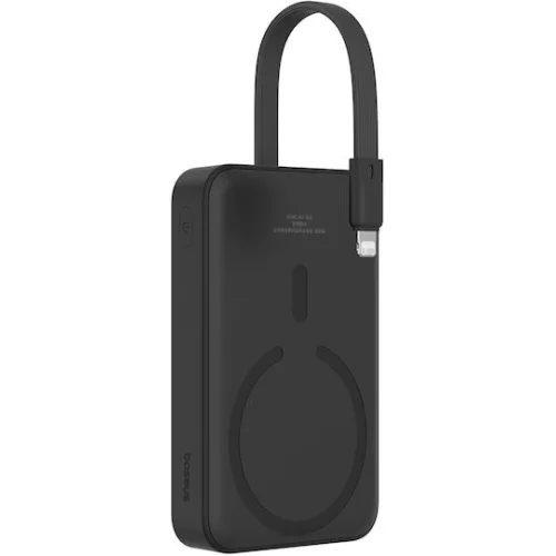 Baseus Powerbank Magnetic Mini 10000mAh USB-C 20W MagSafe Black (P10022109113-00) (BASP10022109113-00)