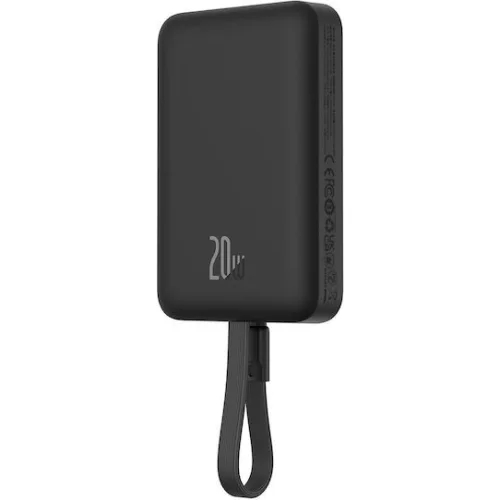 Baseus Powerbank Magnetic Mini 10000mAh USB-C 20W MagSafe Black (P10022109113-00) (BASP10022109113-00)