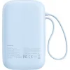 Baseus QPow 2 Power Bank 10000mAh 30W με Θύρα USB-A και Θύρα USB-C Μπλε