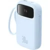 Baseus QPow 2 Power Bank 10000mAh 30W με Θύρα USB-A και Θύρα USB-C Μπλε