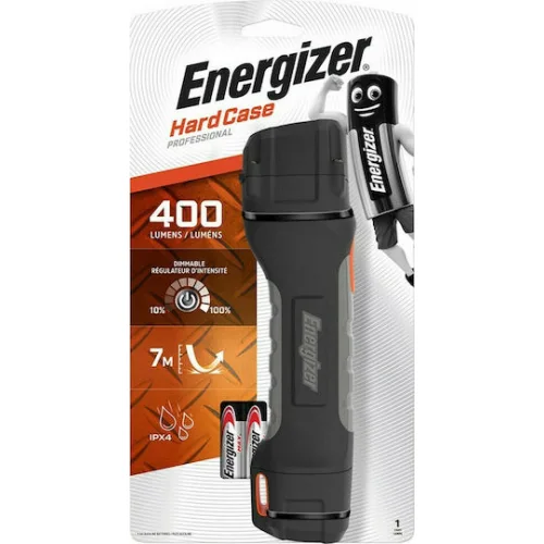 Energizer Φακός LED IPX4 με Μέγιστη Φωτεινότητα 400lm HardCase