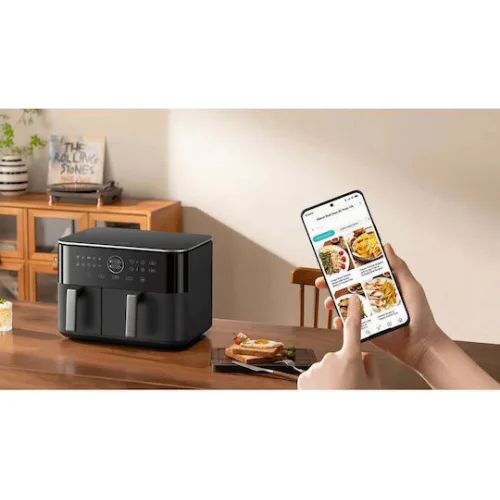 Xiaomi Dual Zone Air Fryer με Διπλό Αποσπώμενο Κάδο 10lt Γκρι