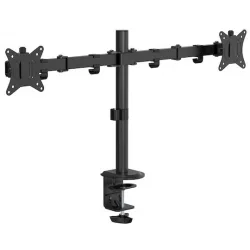 Brateck Βάση Γραφείου για 2 Οθόνες έως 32" με Βραχίονα (LDT66-C024)
