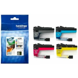 Brother LC426 Γνήσιο Πακέτο 4 Μελανιών Εκτυπωτή InkJet Κίτρινο / Κυανό / Ματζέντα / Μαύρο (LC-426VAL)