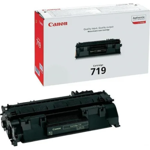 Canon 719 Γνήσιο Toner Laser Εκτυπωτή Μαύρο 2100 Σελίδων (3479B002)
