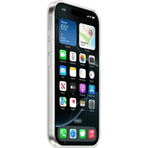 Apple Clear Case with MagSafe Back Cover Σιλικόνης Διάφανο (iPhone 16 Pro Max)