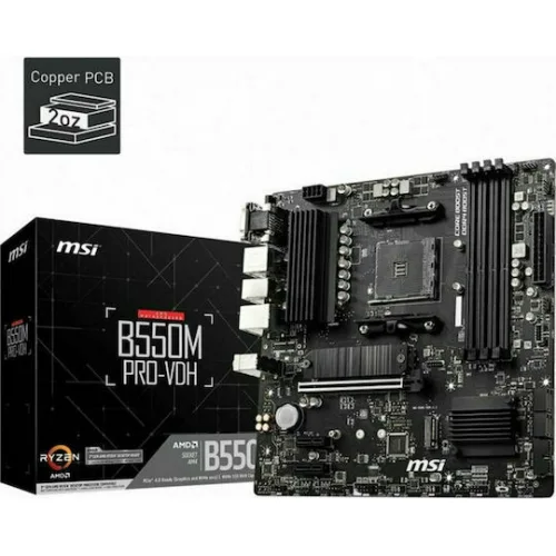 MSI B550M Pro-VDH Motherboard Micro ATX με AMD AM4 Socket 7C95-017R