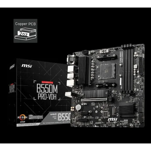 MSI B550M Pro-VDH Motherboard Micro ATX με AMD AM4 Socket 7C95-017R