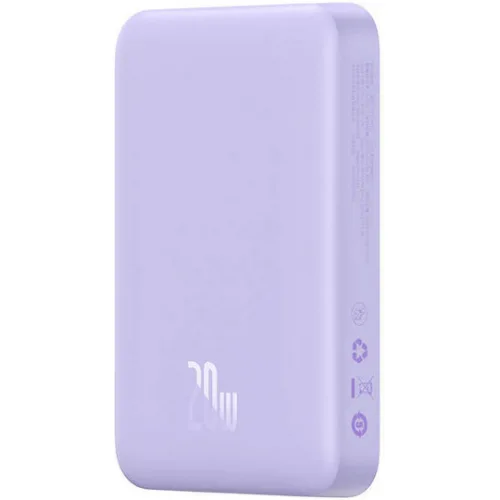 Baseus Mini Power Bank 10000mAh 20W με Θύρα USB-C Power Delivery Μωβ