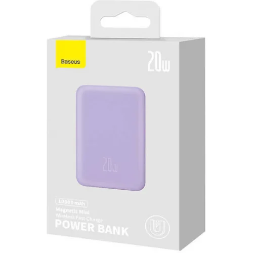 Baseus Mini Power Bank 10000mAh 20W με Θύρα USB-C Power Delivery Μωβ