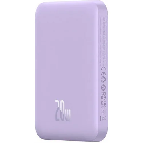 Baseus Mini Air MagSafe Power Bank 6000mAh 20W με Θύρα USB-C Μωβ