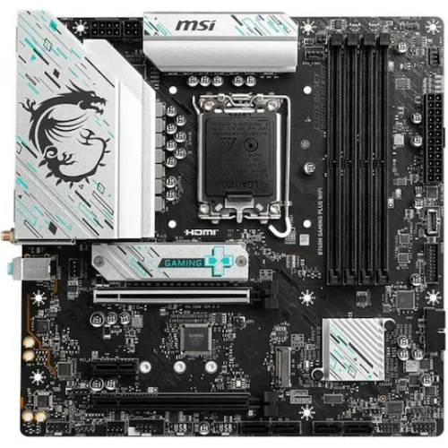 MSI B760M Gaming Plus WIFI Motherboard Micro ATX με Intel 1700 Socket 911-7D99-017 7D99-017R