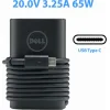 Dell USB-C Φορτιστής Laptop 65W 20V 3.25A χωρίς Καλώδιο Τροφοδοσίας
