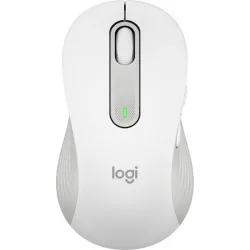 Logitech Signature M650 Ασύρματο Bluetooth Ποντίκι για Αριστερόχειρες Off-White