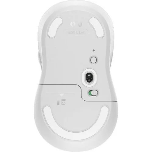 Logitech Signature M650 Ασύρματο Bluetooth Ποντίκι για Αριστερόχειρες Off-White
