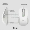 Logitech Signature M650 Ασύρματο Bluetooth Ποντίκι για Αριστερόχειρες Off-White
