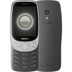Nokia 3210 Dual SIM Κινητό με Κουμπιά (Αγγλικό Μενού) Grunge Black