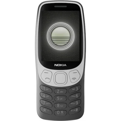 Nokia 3210 Dual SIM Κινητό με Κουμπιά (Αγγλικό Μενού) Grunge Black