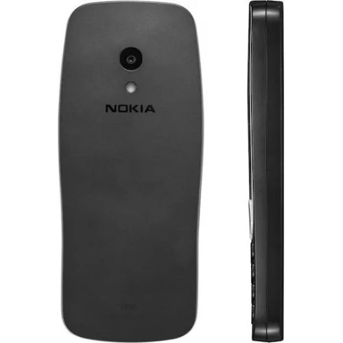 Nokia 3210 Dual SIM Κινητό με Κουμπιά (Αγγλικό Μενού) Grunge Black