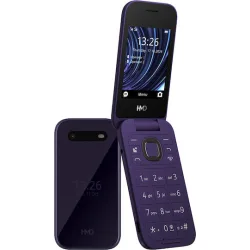 HMD 2660 Flip Dual SIM Κινητό με Μεγάλα Κουμπιά (Ελληνικό) Μωβ