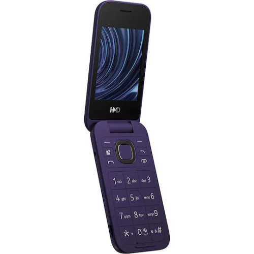 HMD 2660 Flip Dual SIM Κινητό με Μεγάλα Κουμπιά (Ελληνικό) Μωβ