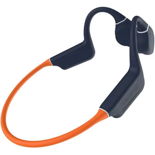 Creative Outlier Free Pro+ Bone Conduction Bluetooth Handsfree Ακουστικά με Αντοχή στον Ιδρώτα Midnight Blue / Fiery Orange