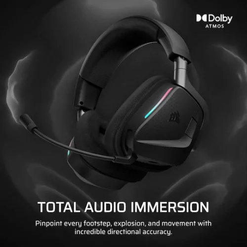 Corsair Void Max v2 Ασύρματο Over Ear Gaming Headset με σύνδεση Bluetooth / USB