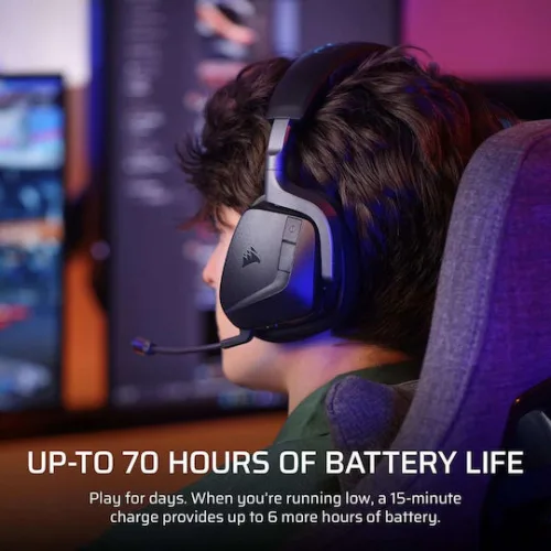 Corsair Void Max v2 Ασύρματο Over Ear Gaming Headset με σύνδεση Bluetooth / USB