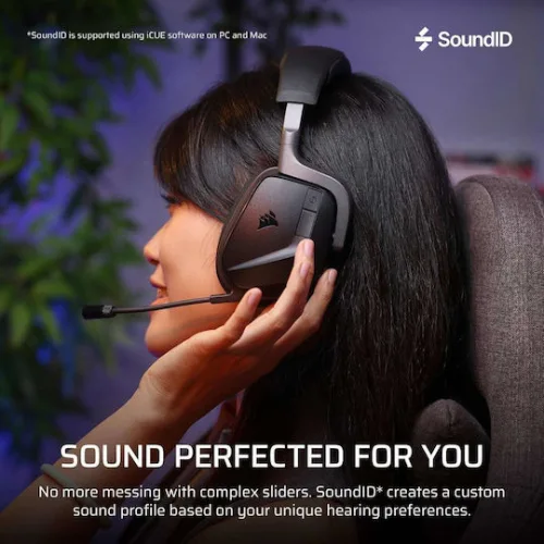 Corsair Void Max v2 Ασύρματο Over Ear Gaming Headset με σύνδεση Bluetooth / USB