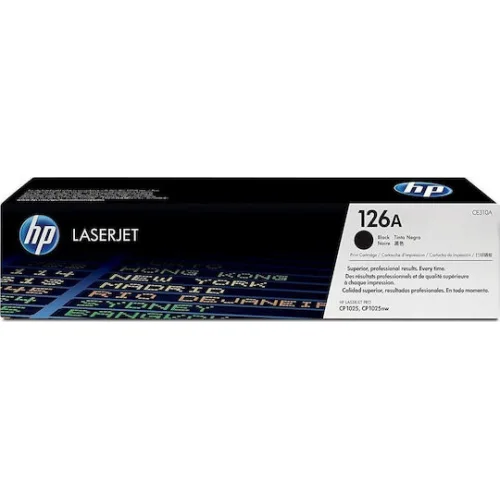 HP 126A Γνήσιο Toner Laser Εκτυπωτή Μαύρο 1200 Σελίδων (CE310A)