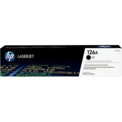 HP 126A Γνήσιο Toner Laser Εκτυπωτή Μαύρο 1200 Σελίδων (CE310A)