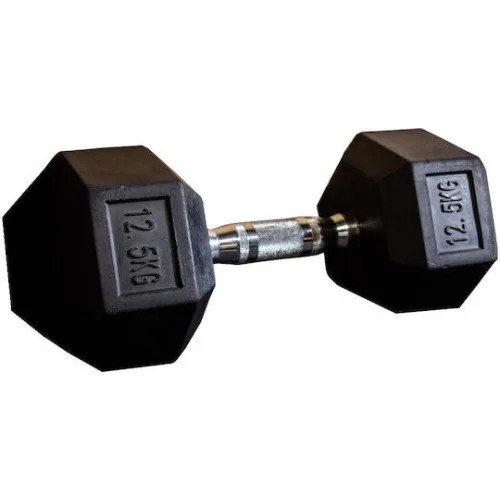 AMILA Βαράκι Εξάγωνο Λαστιχένιο 1 x 7kg