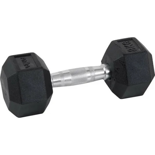 AMILA Βαράκι Εξάγωνο Λαστιχένιο 1 x 7kg