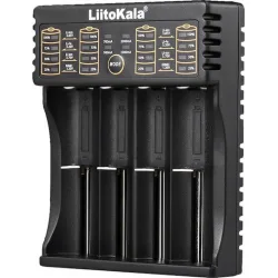 LiitoKala LII-402 USB Φορτιστής 4 Μπαταριών Li-ion/Ni-Cd/Ni-MH Μεγέθους AA/AAA/18650/16340/26650/14500