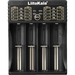 LiitoKala LII-402 USB Φορτιστής 4 Μπαταριών Li-ion/Ni-Cd/Ni-MH Μεγέθους AA/AAA/18650/16340/26650/14500