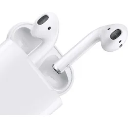 Apple AirPods (2nd generation) Earbud Bluetooth Handsfree Ακουστικά με Θήκη Φόρτισης Λευκά