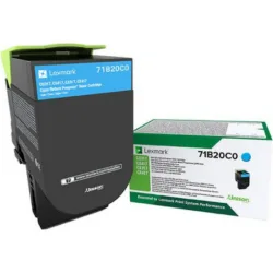 Lexmark CS/X317 Γνήσιο Toner Laser Εκτυπωτή Κυανό Return Program 2300 Σελίδων (71B20C0)