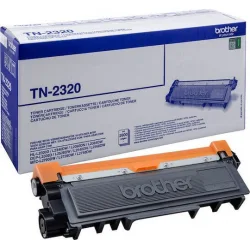 Brother TN-2320 Γνήσιο Toner Laser Εκτυπωτή Μαύρο High Capacity 2600 Σελίδων (TN-2320)