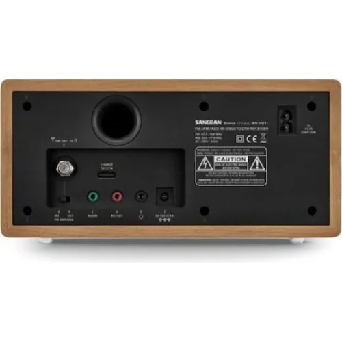 Sangean WR-11 BTplus Επιτραπέζιο Ραδιόφωνο με Bluetooth Καφέ