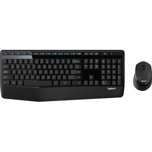 Logitech Combo MK345 Ασύρματο Σετ Πληκτρολόγιο & Ποντίκι Αγγλικό US