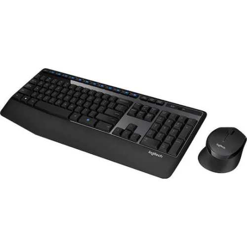 Logitech Combo MK345 Ασύρματο Σετ Πληκτρολόγιο & Ποντίκι Αγγλικό US
