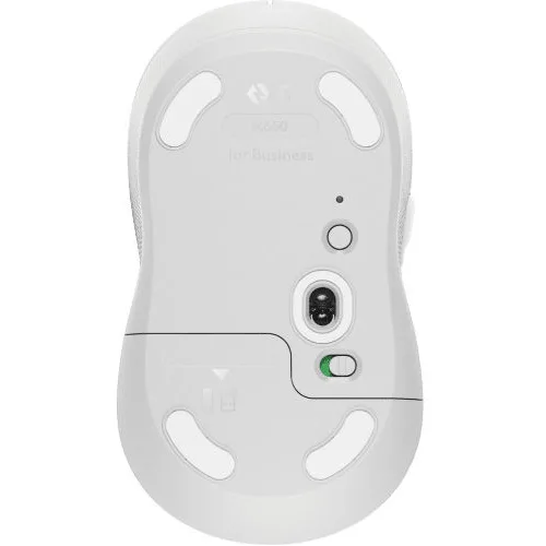 Logitech Signature M650 L For Business Ασύρματο Bluetooth Ποντίκι Off-white Large