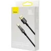 Baseus Explorer Braided USB 2.0 Cable USB-C male - USB-A 100W Μαύρο 2m (CATS000301)