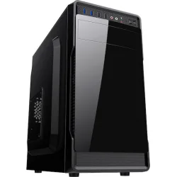 Supercase Vogue VG25M Midi Tower Κουτί Υπολογιστή Μαύρο