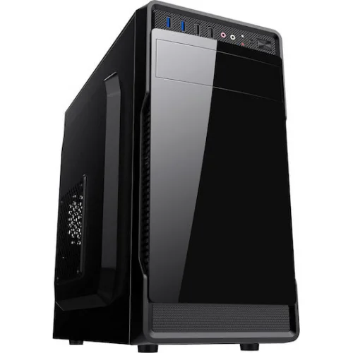 Supercase Vogue VG25M Midi Tower Κουτί Υπολογιστή Μαύρο