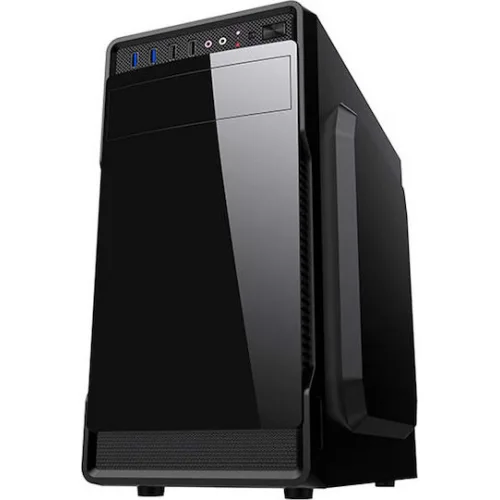 Supercase Vogue VG25M Midi Tower Κουτί Υπολογιστή Μαύρο